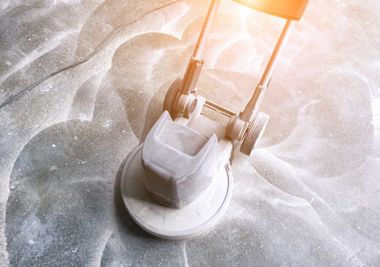 grinding-concrete-with-special-grinder-concrete-processing